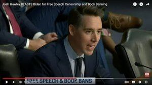 Josh Hawley BLASTS Biden for Free Speech Censorship