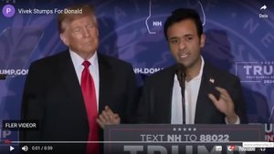 Ramaswamy går med i Team Trump